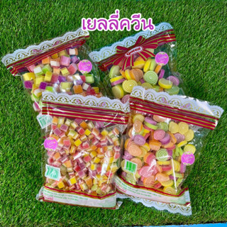 เยลลี่ควีน เยลลี่รสผลไม้(น้ำตาล) 500g.,450g.มีให้เลือกหลายรส