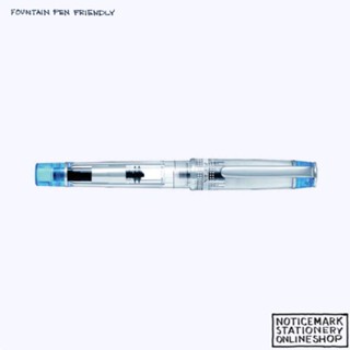 Pilot Prera Clear Body Fountain Pen - Clear Light Blue