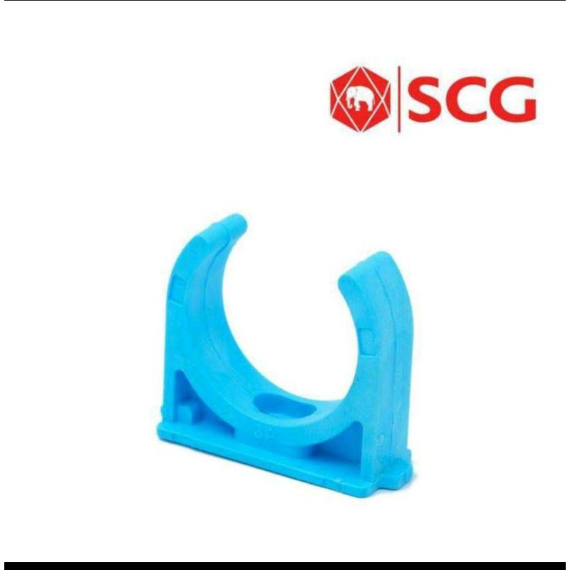 SCG คลิปก้ามปู-หนา พีวีซี ตราช้าง ขนาด 18(1/2") 20(3/4") 25(1") ท่อน้ำดื่ม PVC อุปกรณ์ท่อ ท่อประปา ท