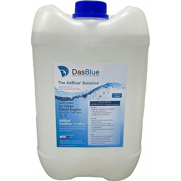 AdBlue by DasBlue ขนาด 10 ลิตร ใช้ได้กับ เบนซ์ AdBlue Benz และทุกเครื่อง ทุกรถ ที่ต้องการ AdBlue