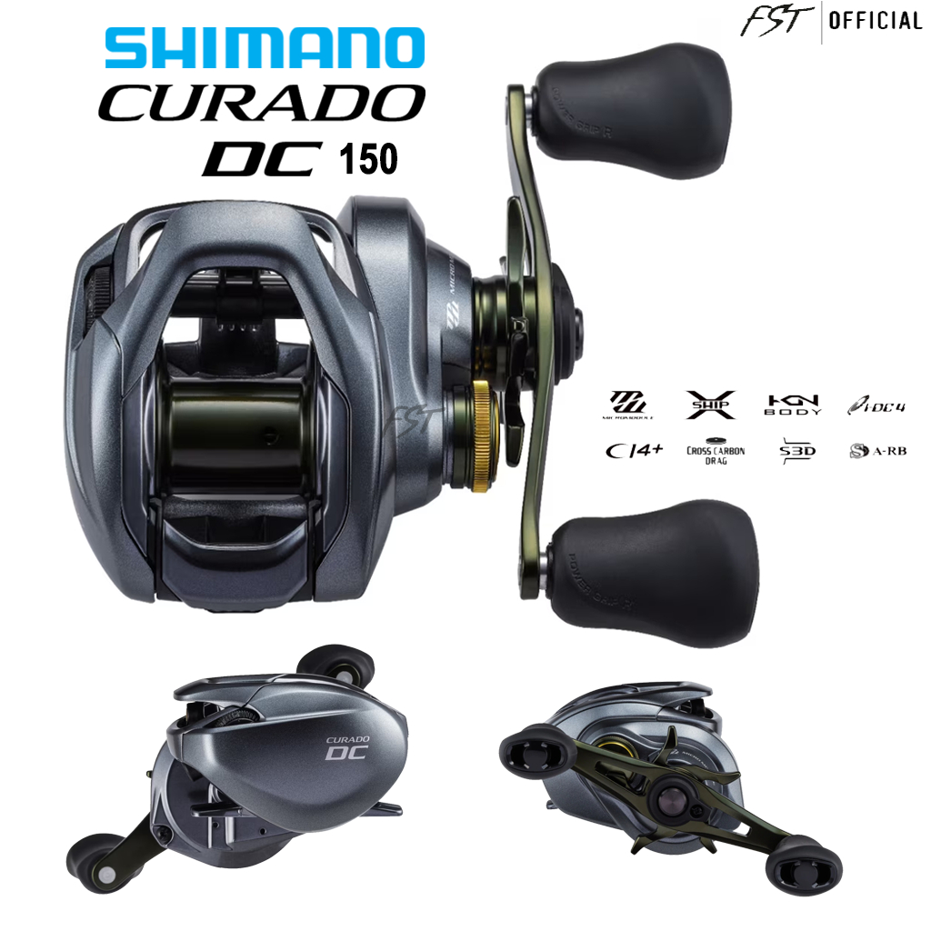 2018 Shimano Curado DC Fishing Baitcasting Reels 150 151