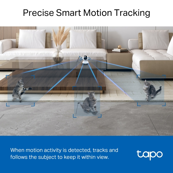 ปรับราคาลง.. TP-Link Tapo C220 4MP 2K QHD ที่คมชัดเป็นพิเศษWi-fi Wireless IP Camera ด้วยระบบ Night Vision ขั้นสูง- 2 ปี