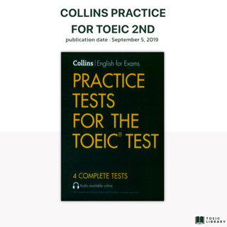 หนังสือข้อสอบโทอิค COLLINS PRACTICE TESTS FOR THE TOEIC TEST (2ND ED.)