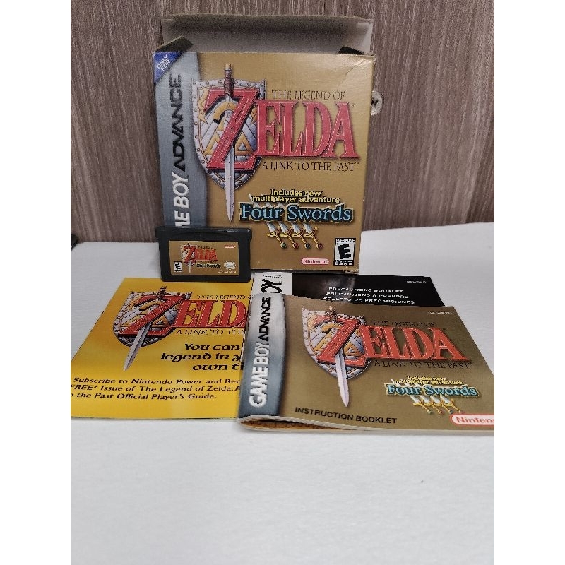 GBA Game boy advance แท้ มือสอง Zelda Four Swords แผ่น US ผ่อนได้