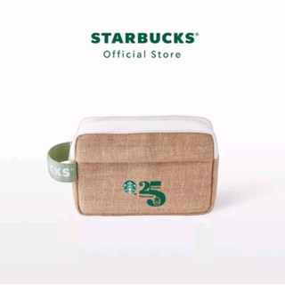 (ของแท้) Starbucks 25th Anniversary Burlap Carry-On | กระเป๋าผ้ากระสอบสตาร์บัคส์ (สินค้าหายาก)