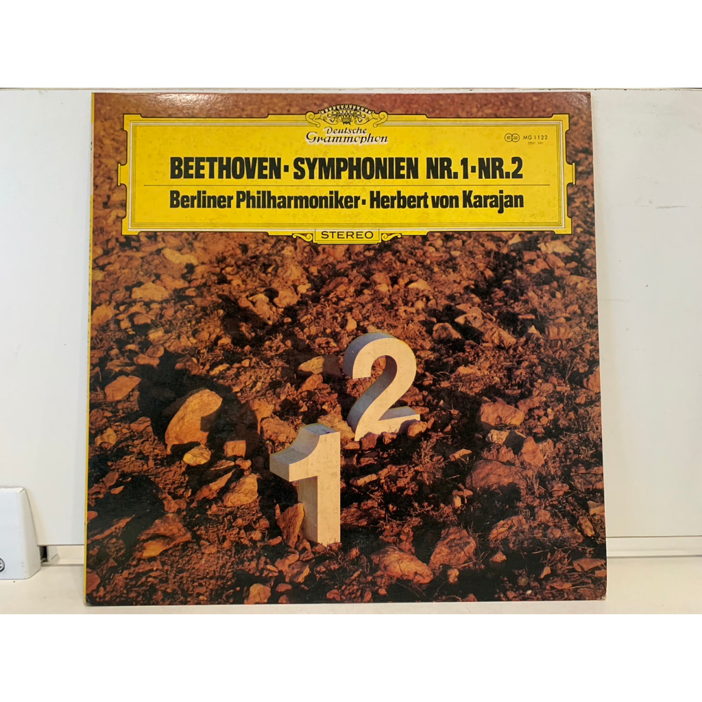 1LP Vinyl Records แผ่นเสียงไวนิล BEETHOVEN: SYMPHONIEN NR.1-NR.2  (H1B39)