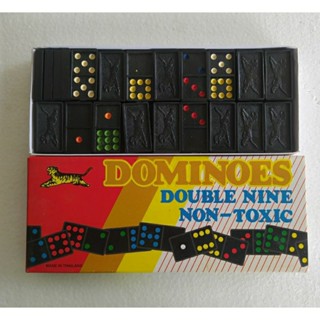 โดมิโน่ DOMINOES (non-toxic) size L มี 55 ชิ้น มี มอก