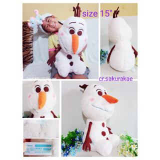 (พร้อมส่ง) ตุ๊กตามือสอง Olaf Frozen ตุ๊กตาโอลาฟ โอลาฟตัวใหญ่ สโนวแมน ตุ๊กตาหิมะ ตุ๊กตาลิขสิทธิ์แท้