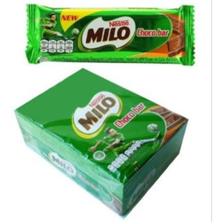 ไมโล ช็อกโกแลตบาร์ Milo choco bar  15 กรัม * 24 ห่อ