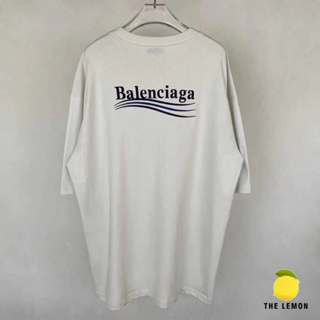 【Lemon】เสื้อยืด Balenciaga 21ss เย็บปักถักร้อย 1:1 คุณภาพสูงสุด รหัสสินค้าเดียวกัน