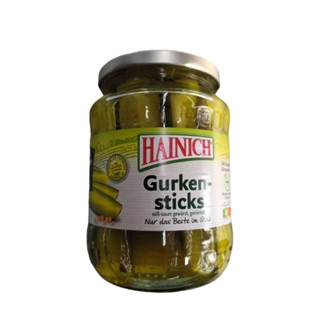 Hainich Gurken Sticks แตงกวาชนิดแท่ง สำหรับเพิ่มรสชาติอาหาร 670g.