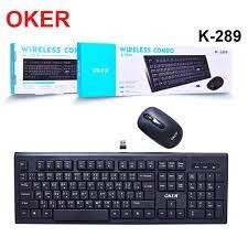 ชุดคีย์บอร์ด+เมาส์ไร้สาย Oker รุ่น K-289 WIRELESS COMBO