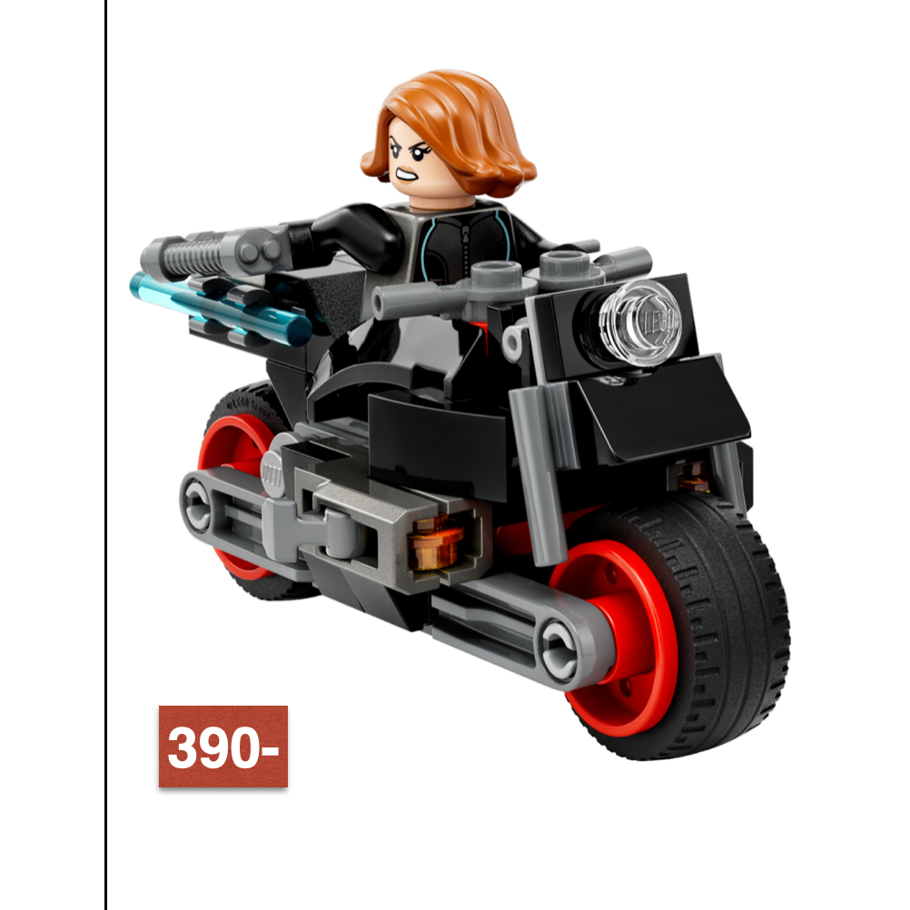 Lego_เปิดกล่องแยกขาย_ชุด 76260 Black Widow Motorcycles