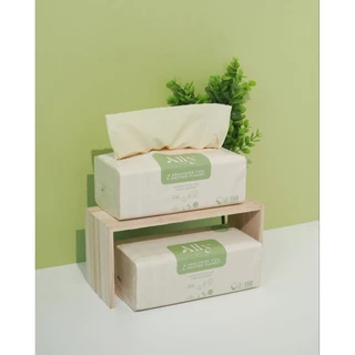 (แพ็คเดี่ยว) Ally Facial Bamboo กระดาษทิชชู่เช็ดหน้าเยื่อไผ่แอลลี่ แพ็คเดี่ยว 1 ห่อ