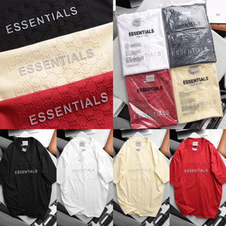 เสื้อยืดแขนสั้น ESSENTIALS 🔖 Unisex 👱🏻‍♂️👩🏼‍🦰 cotton 💯 ผ้านุ่ม ใส่สบายตัว พร้อมส่งจากไทย 🚚 ร้านค้าจัดส่งไว