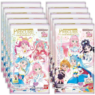 Sold as 10 Pieces: Pretty Cure Card Wafer 7 *Not sold in a box of 20 pieces【Direct from Japan】