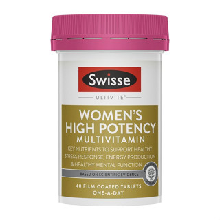 Swisse Womens High Potency Multivitamin สวิสเซ วิตามิน สำหรับผู้หญิง 40capsules