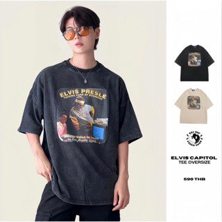 THEBOY-ELVIS CAPITOL เสื้อยืดโอเวอร์ไซส์สไตล์90’s