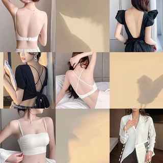 เสื้อชั้นในเกาะอก สายเล็ก แบบตะขอ
