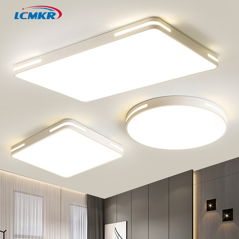 LCMKR ทรงกลม/ทรงเหลี่ยม  โคมไฟติดเพดาน โคมไฟห้อยเพดาน โคมไฟเพดานโมเดิร์น โคมห้องนอน ห้องครัว ห้องครัว LED Ceiling Lamp