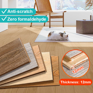 12mm Environmentally friendly composite wood floor lock household thickened wear-resistant wood grain floor