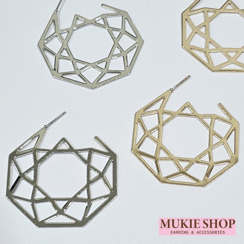 Mukie shop DIY ต่างหู รูปดาว ต่างหูแฟชั่น มุกี้ ช้อป
