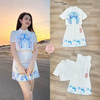 ราคาถูกที่สุด!! Athena (อธีน่า) Brand  1-0860 Dress + เสื้อคลุม