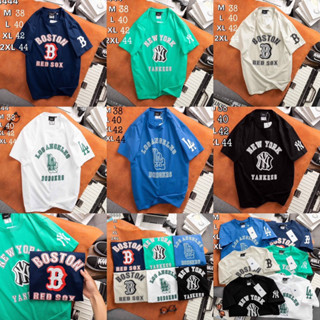 เสื้อยืดแขนสั้น MLB 🔖 Unisex 👱🏻‍♂️👩🏼‍🦰 cotton 💯 ผ้านุ่ม ใส่สบายตัว พร้อมส่งจากไทย 🚚 ร้านค้าจัดส่งไว