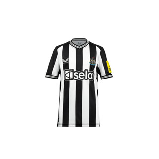 เสื้อนิวคลาสเซิลเด็ก ของแท้ CASTORE NEWCASTLE UNITED 2023/2024 HOME KIDS JERSEY - CAVIAR/BRILLIANT WHITE