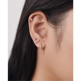 GEMMAPIECE ต่างหูห่วง Plain Star Earring