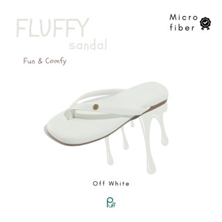 PUFFSHOES.OFFICIAL : Fluffy V.2  OFF White