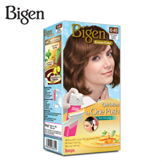 Bigen One Push 6-45 Mahogany Copper Brown