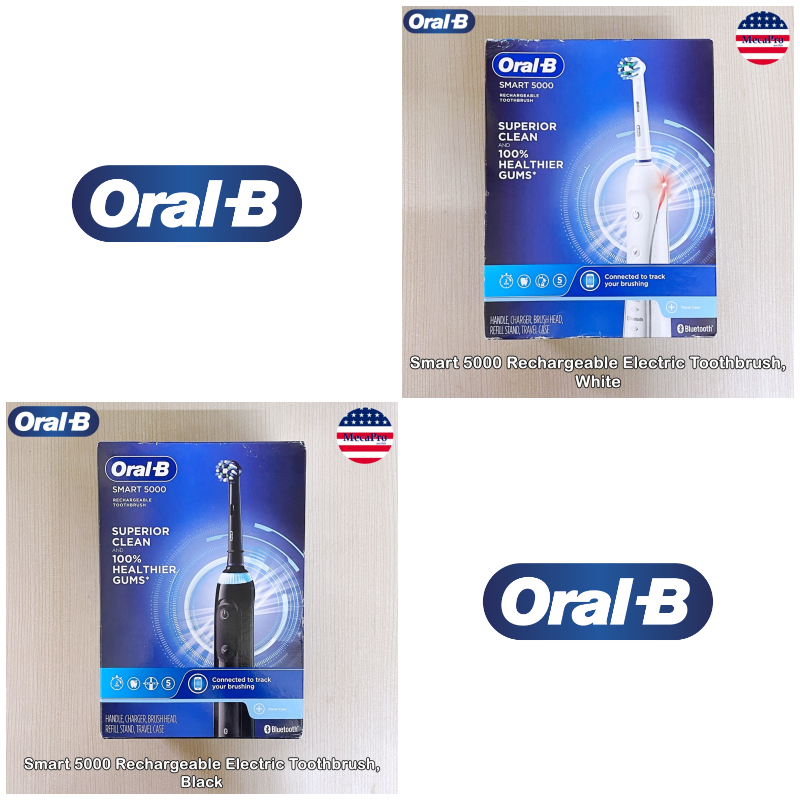 Oral-B® Smart 5000 Rechargeable Electric Toothbrush ออรัล-บี สมาร์ท แปรงสีฟันไฟฟ้า