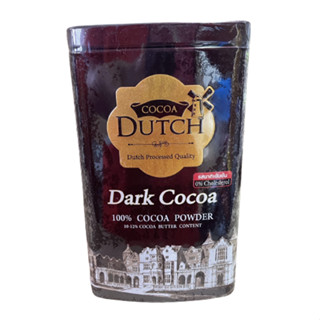 Dutch Dark Cocoa 100% Cocoa Powder ดัชท์ โกโก้ ดาร์ก โกโก้สำเร็จรูปชนิดผง 180g.