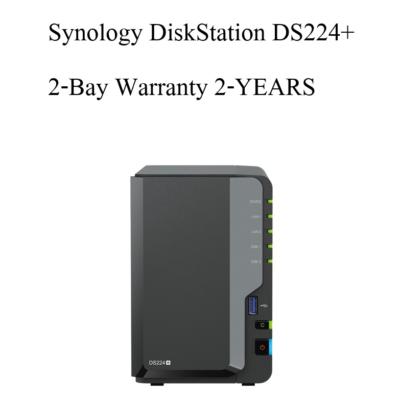Synology DiskStation DS224+ 2-Bay (รับประกัน2ปี)
