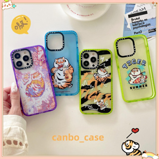 🎁ส่งของขวัญ🎁เคสไอโฟน สำหรับ 11 14 for iPhone Case 13 12 Pro Max การ์ตูน น่ารัก เสือ กันกระแทก เคสนิ่ม เคสโทรศัพท์