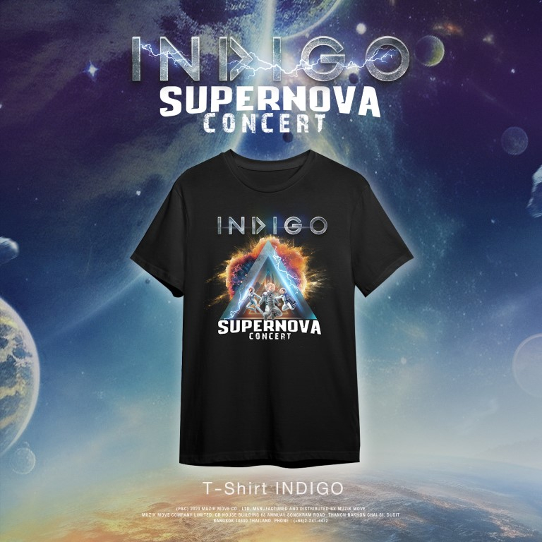 T-Shirt INDIGO SUPERNOVA CONCERT อินดิโก้