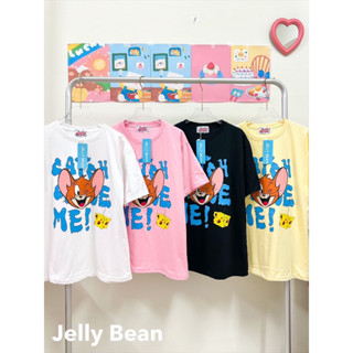 เสื้อยืด Oversize ลายเจอรี่ ป้าย JELLY BEAN