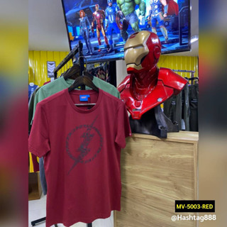 MARVEL เสื้อยืดแขนสั้น รุ่น MV-5003 ลิขสิทธิ์แท้