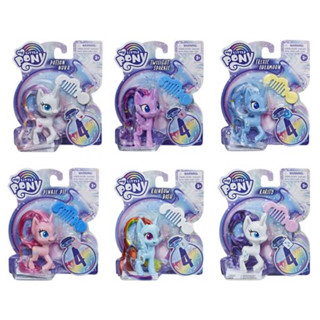 My Little Pony Potion Ponies Mini-Figures (ขนาด 3 นิ้ว) Pony Toy with Brushable Hair, Comb, and 4 Surprise Accessories