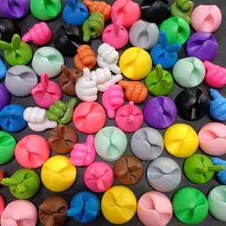 ตุ๊กตาวางคันตกกุ้ง หูกระต่ายตัวล๊อคคันตกกุ้ง มีหลายสีให้เลือก