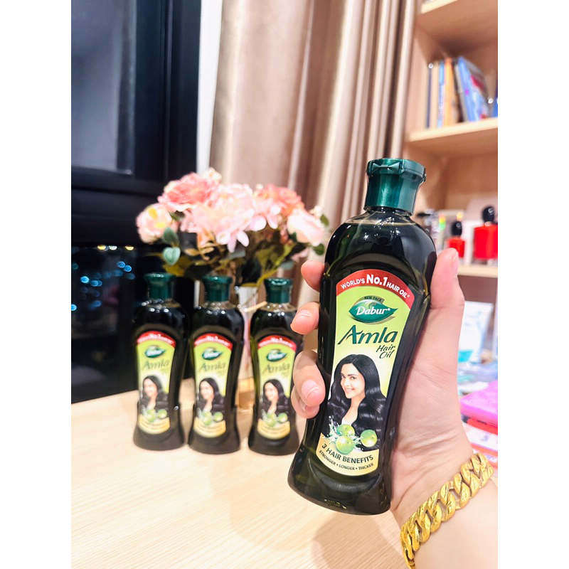 Dabur Amla Hair Oil 225ml น้ำมันหมักผม ช่วยผมยาว ดก ดำ
