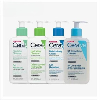 CERAVE Lotion / Hydrating / Foaming Cleanser เซราวี โลชั่น ไฮเดรติ้ง โฟมมิ่ง เฟเชี่ยล คลีนเซอร์ ขนาด 239 มล.