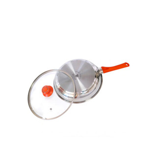 Corning REVERE กระทะจีน 28 ซม. เตาแม่เหล็กไฟฟ้าแบบเปลวไฟเปิด Universal RES-BX5728/YK