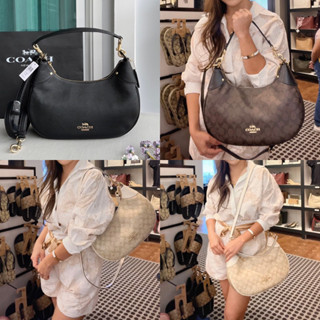 แท้100%พร้อมส่ง Coach Mara Hobo In Signature CI791/CI790 มีสายยาวสะพายข้างได้