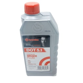 น้ำมันเบรค (Brembo) DOT 5.1 PREMIUM BRAKE FLUID (500 mle) (รหัส : 8020584536285)