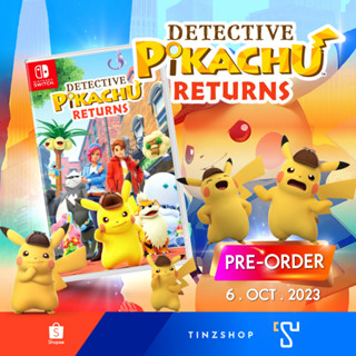 [Pre Order 6 ต.ค.] Nintendo Switch Game : Detective Pikachu Returns / Zone Asia ภาษาอังกฤษ แผ่นเกมไม่มีของแถม