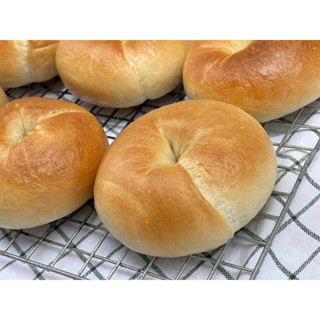 เพลนเบเกิล 4ชิ้น - Plain Bagel 4 pcs