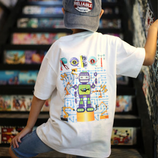 เสื้อยืดสกรีน LIKI KIDS X ROBOT