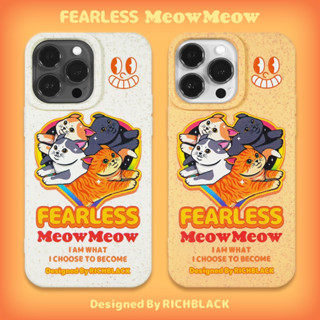 RichBlackcase 💯 Fearless Cats ส่งฟรี✅เคสไอโฟน 15/15Pro/15Plus/15Promax